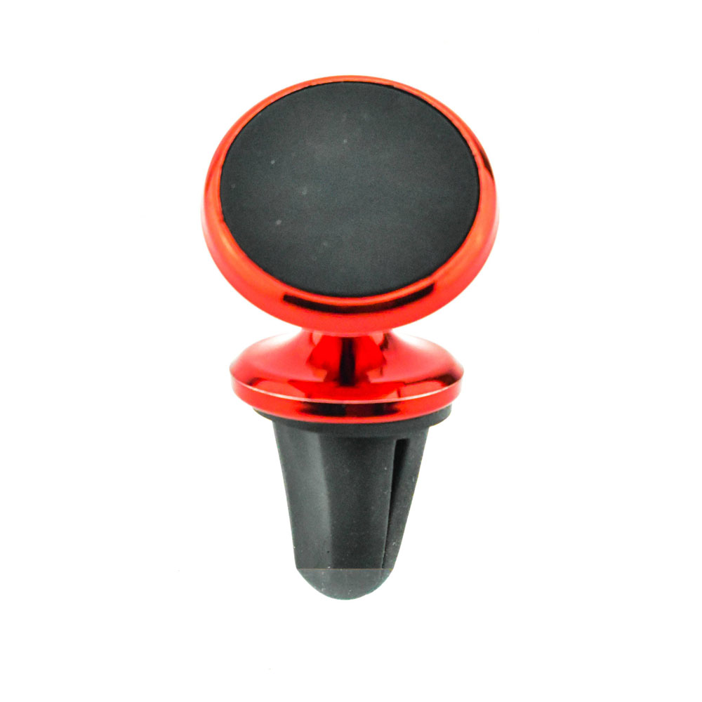 360 Universal Magnetic Snap On Air Vent Car Mount Holder 005 (Red)